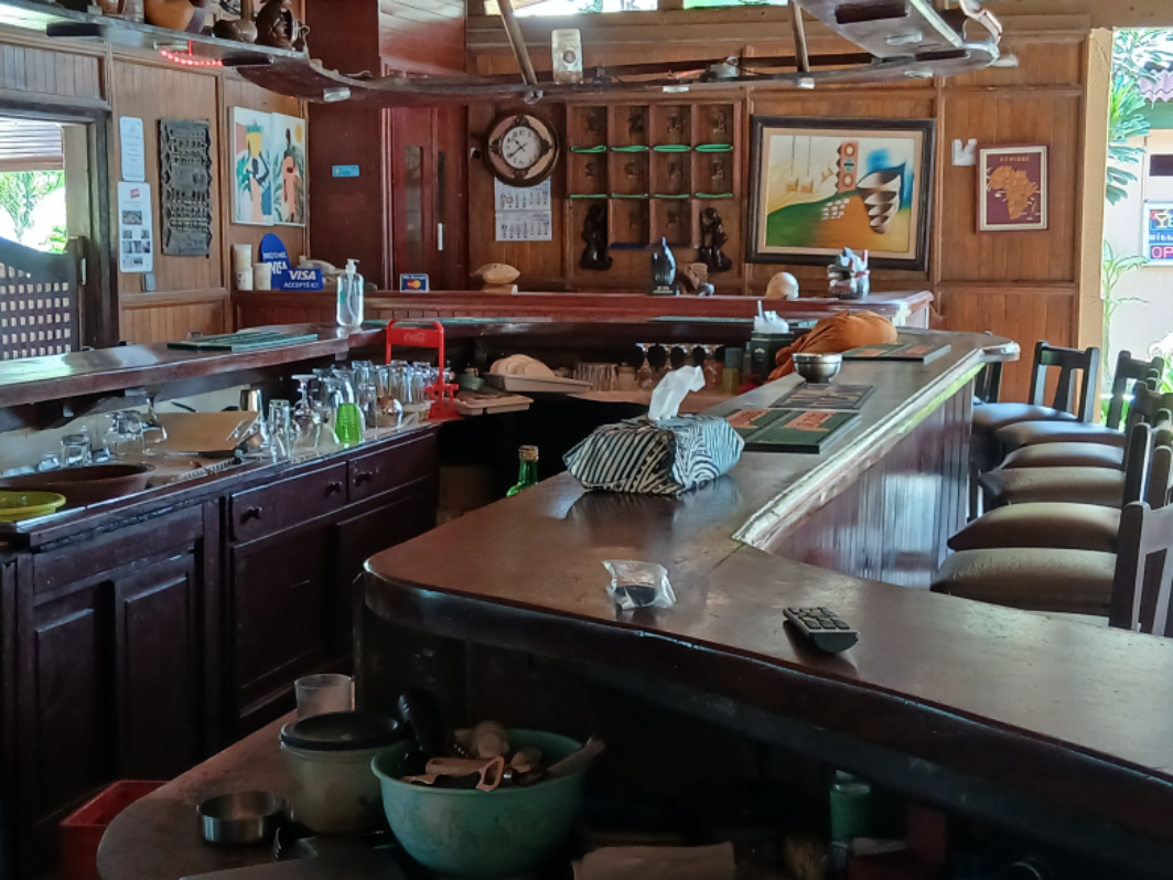 Le bar du Palm Rock Beach